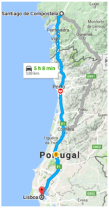 Desafio Compostela Mapa